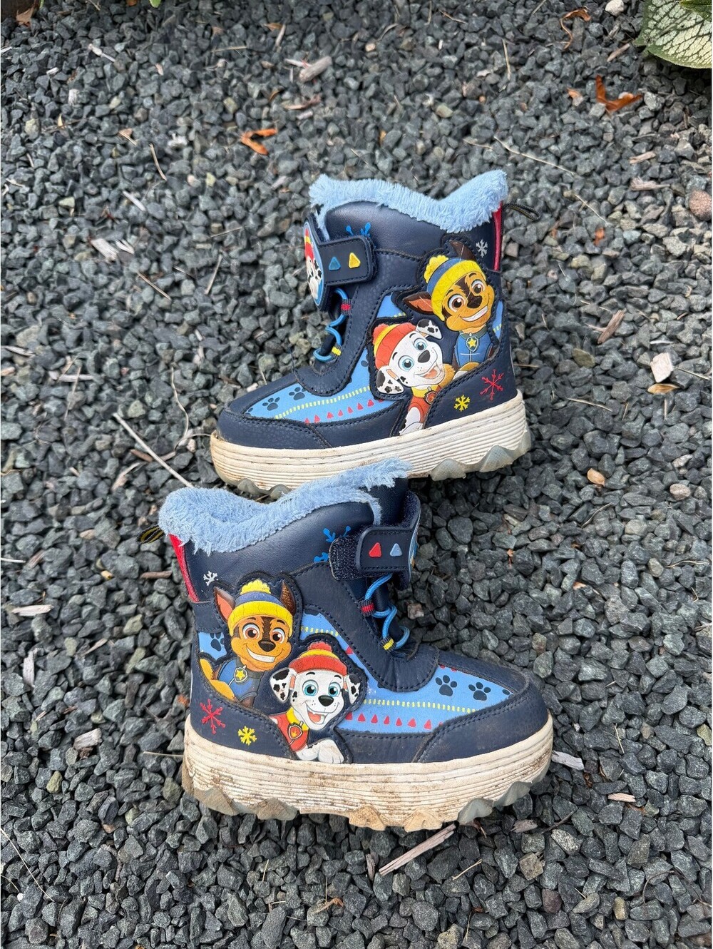 Paw Patrol Snow Boots Toddler Blue Light Up Size 9